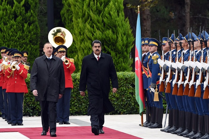 Official welcoming ceremony held for Venezuelan president in Baku- UPDATED 